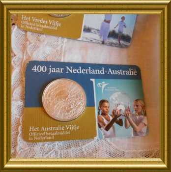 Coincard 5 euro, Nederland, Australie - 2