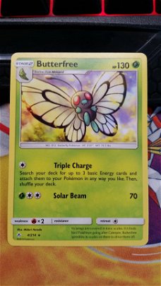 Butterfree  4/214 Rare sm Unbroken Bonds