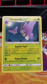 Venomoth 11/214 Rare sm Unbroken Bonds - 1