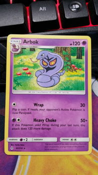 Arbok 63/214 Rare sm Unbroken Bonds - 1