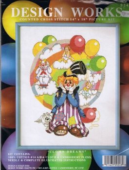 DESIGN WORKS C.GROOT BORDUURPAKKET , CLOWN DREAMS - 1