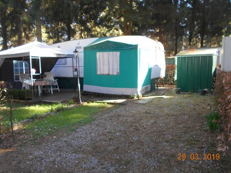 GOED ONDERHOUDEN CARAVAN OP CAMPING DE MARCOURT BIJ LA ROCHE - 8