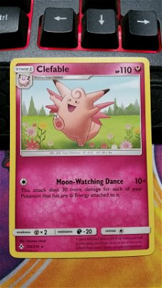 Clefable  133/214 Rare sm Unbroken Bonds