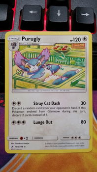 Purugly 160/214 Rare sm Unbroken Bonds - 1