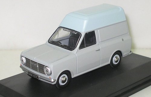 1:43 Oxford Bedford HA High Top Van grijs #70870 - 1