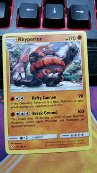 Rhyperior 95/214 Rare sm Unbroken Bonds - 1