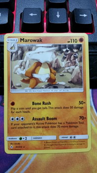 Marowak 91/214 Rare sm Unbroken Bonds - 1