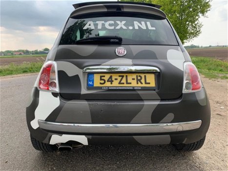 Fiat 500 - 1.2 Sport Army / pano - airco leder - 1