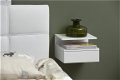 Zwevende nachtkastjes wit - 1 - Thumbnail