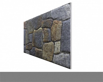 3D Wanddecoratie Slate Stone - 2