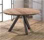 Ronde eettafel 120 cm acacia hout - 3 - Thumbnail