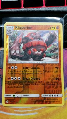 Rhyperior  95/214 Rare (reverse) sm Unbroken Bonds