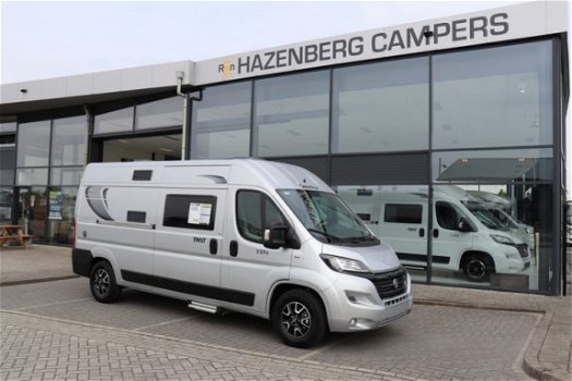 19 Chausson camperbus Van 594 op Fiat 150 pk zilver metallic - 1