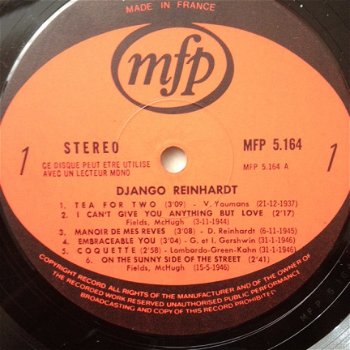 Django Reinhardt - MFP 5164 - JazzLP - 3