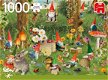Jumbo - Gnomes at the Forest Edge - 1000 Stukjes Nieuw - 1 - Thumbnail