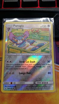 Purugly 160/214 Rare (reverse) sm Unbroken Bonds - 1