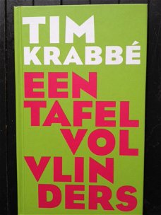 Tim Krabbe - Een tafel vol vlinders - gebonden