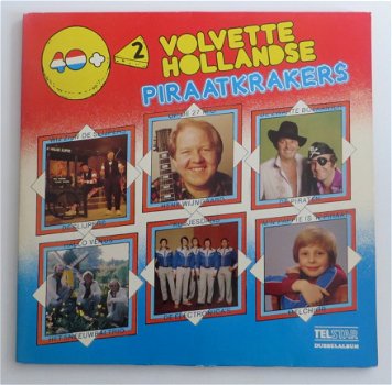 dubbel LP - Volvette Hollandse Piraatkrakers (Telstar) - 1