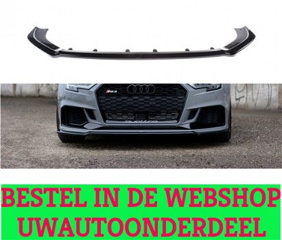 Audi RS3 8V Facelift Voorspoiler Spoiler Splitter Versie 2 - 1