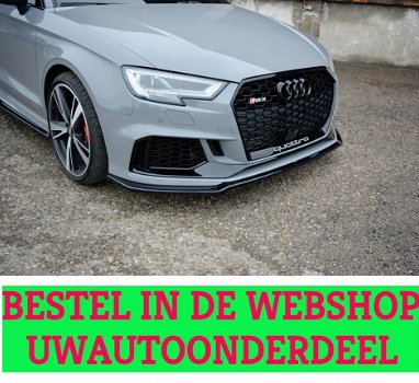 Audi RS3 8V Facelift Voorspoiler Spoiler Splitter Versie 2 - 2