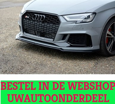 Audi RS3 8V Facelift Voorspoiler Spoiler Splitter Versie 2 - 3