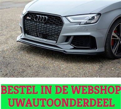 Audi RS3 8V Facelift Voorspoiler Spoiler Splitter Versie 1 - 3