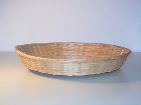 Rieten Mandje 31cm Laag - 4