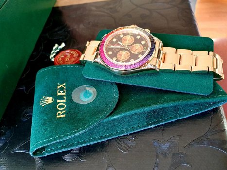 Rolex Daytona horloge 116528 in 18K geel goud. - 1