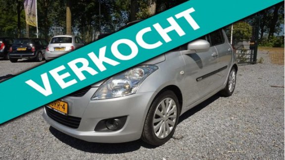 Suzuki Swift - 1.2 Exclusive 5deurs airco cruisct stoelverw 77dkm lm-velgen nw michelen banden zeer - 1