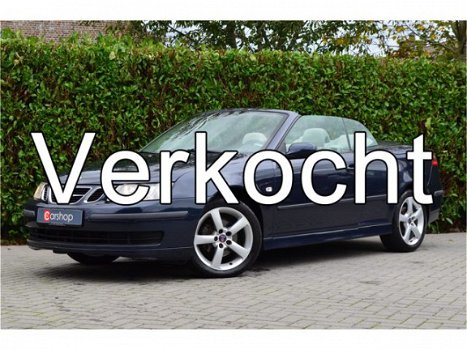 Saab 9-3 Cabrio - 1.8T Automaat | volledige Historie | Airco | Leder | - 1