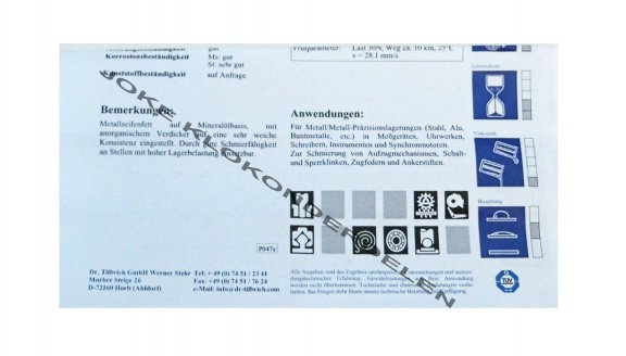 = Teilsynthetische uhren vet B52 = 25517 - Afbeelding 2