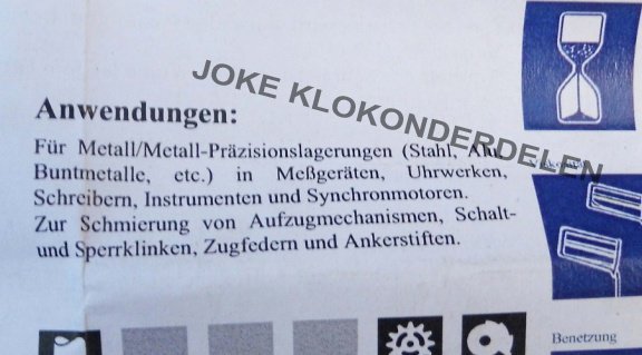 = Teilsynthetische uhren vet B52 = 25517 - Afbeelding 3