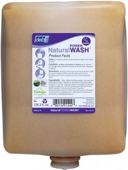 DEB natural power wash navulling 4 liter - 1