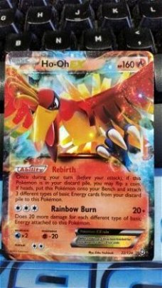 Ho-Oh EX 22/124 BW Dragons Exalted nm