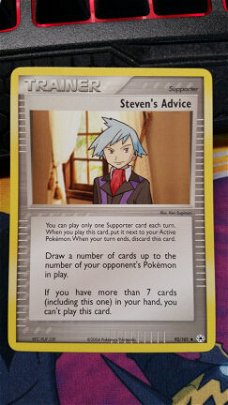 Steven's Advice  92/101 Ex Hidden Legends nm