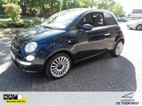 Fiat 500 - 1.2 LOUNGE Panorama Dak PDC Airco LM blueme - 1