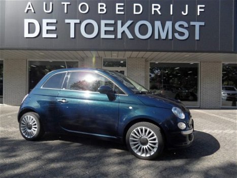 Fiat 500 - 1.2 LOUNGE Panorama Dak PDC Airco LM blueme - 1