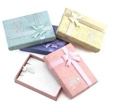 5 luxe assortiment cadeaudoosjes voor bijvoorbeeld kettingen en hangers 5 x 7cm x 2cm