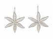 Peruaanse zilveren filigrain oorbellen in bloemvorm - 1 - Thumbnail