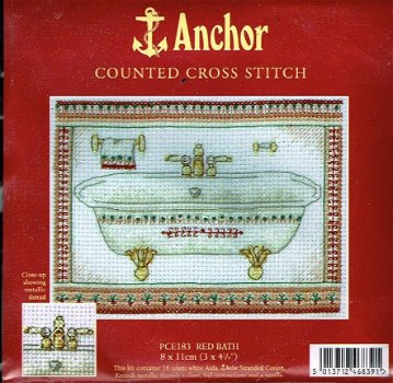 AANBIEDING ANCHOR BORDUURPAKKET, RED BATH , laatste - 1