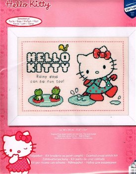 KOOPJE HELLO KITTY BORDUURPAKKET (GEBOORTE), REGENACHTIGE DAGEN - 1