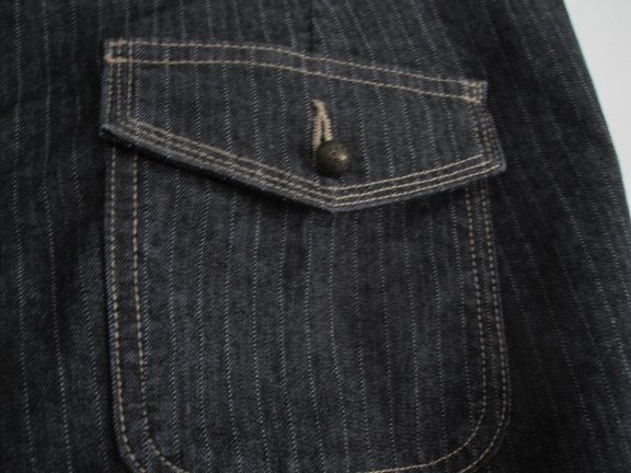 Korte broek One Touch grijs met streepje maat 46. - Afbeelding 3