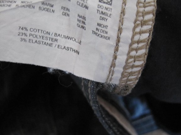 Korte broek One Touch grijs met streepje maat 46. - Afbeelding 7