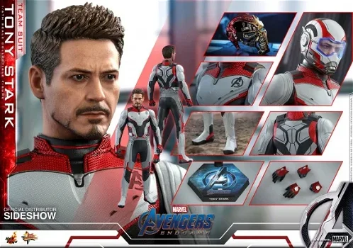 HOT DEAL Hot Toys Avengers Endgame Tony Stark Team Suit MMS537 - 0