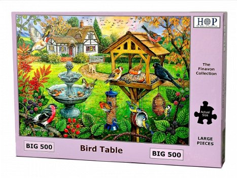 House of Puzzles - Bird Table - 500 XL Stukjes Nieuw - 2