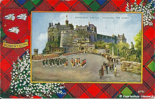 Schotland Edinburgh Castle Changing the Guard 1955 - 1