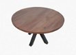 Ronde eettafel mango 130 cm - 2 - Thumbnail