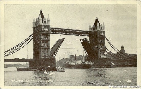 Engeland Tower Bridge, London 1951 - 1