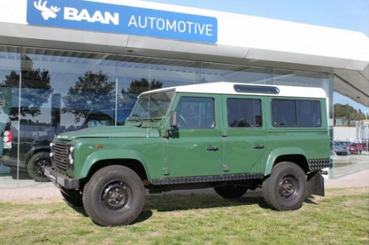 Land Rover Defender - 2.5 110 TD5 COUNTY | Nette Defender | 9 pers. | Compleet harde carrosserie | Y - 1