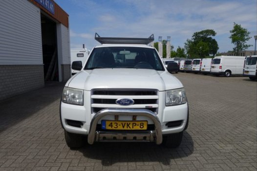 Ford Ranger - 2.5 TDCI 143pk Super Cab 4WD grijs kenteken airco / trekhaak / huif / imperial - 1